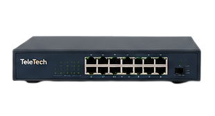 TeleTech 8-Port PoE Switch